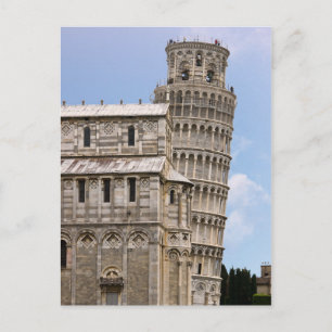 Leaning Tower of Pisa and Cathedral - Pisa, Italië Briefkaart