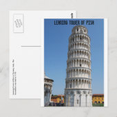 Leaning Tower of Pisa Italy Briefkaart (Voorkant / Achterkant)