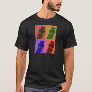 Leaning Tower of Pisa Pop Art T-shirt