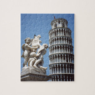 Leaning Tower van Pisa met Cherub Statue Legpuzzel