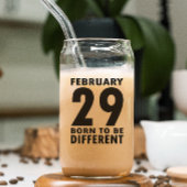 Leap Année Février 29 Être différent Anniversaire