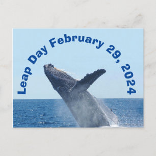 Leap Day 29 februari 2024 Briefkaart
