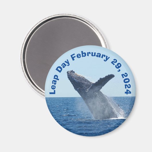 Leap Day 29 februari 2024 Magneet (Voorkant / Achterkant)