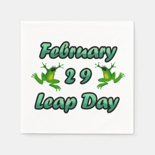Leap Day Februari 29 Servet
