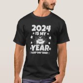 Leap Day Leapling 2024 is mijn jaar feb 29 verjaar T-shirt (Voorkant)