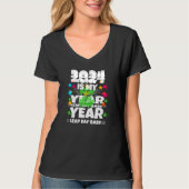 Leap Day Leapling 2024 is mijn jaar feb 29 verjaar T-shirt (Voorkant)