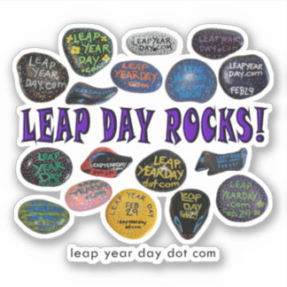 LEAP DAY ROCKS! STICKER