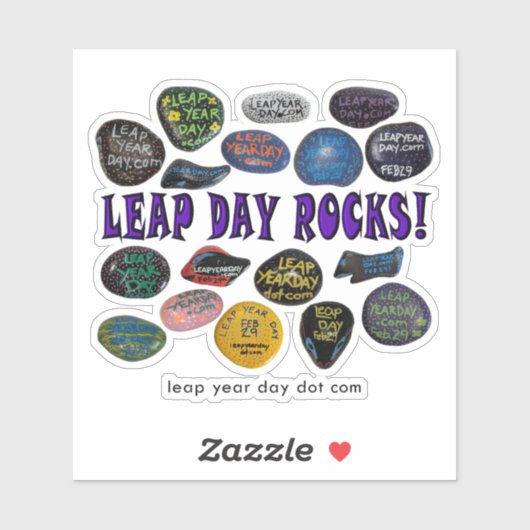 LEAP DAY ROCKS! STICKER (Vel)