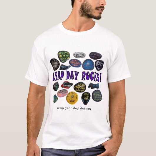 LEAP DAY ROCKS! T-SHIRT (Voorkant)