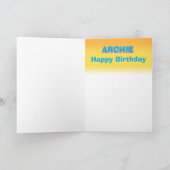 Leap Frog 5 ans personnaliser de la carte d'annive (Intérieur)