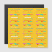 Leap Hop Skip Lean Text design gemengde kleuren (Voorkant / Achterkant)