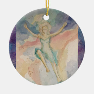 Leap of Faith Jump Feminine Woman M Girard Keramisch Ornament