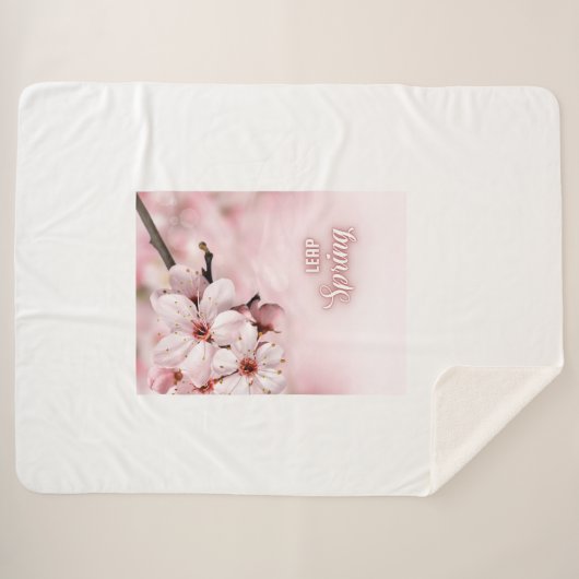 LEAP Spring Sherpa Deken (Voorkant (horizontaal))