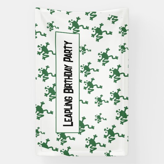 Leap Verjaardag 29 februari Leaper Spandoek (Verticaal)