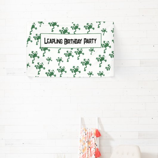 Leap Verjaardag 29 februari Leaper Spandoek (Insitu)