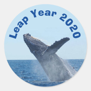 Leap Year 2020 Ronde Sticker