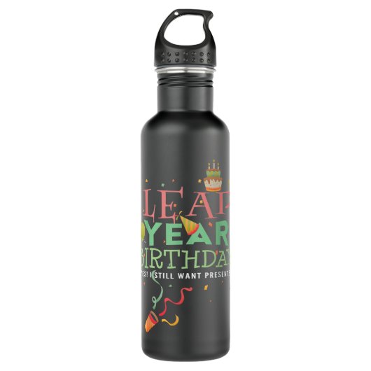 Leap Year Birthday Funny 29th Leap Day G Waterfles (Voorkant)
