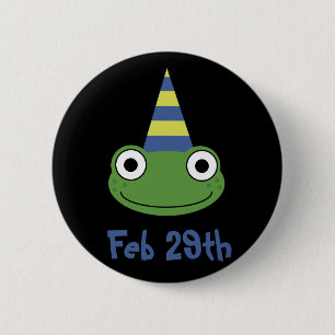 Leap Year Birthday Ronde Button 5,7 Cm