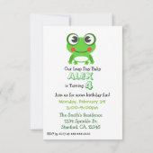 Leap Year/ Leap Day Baby Birthday Invitation (Dos)