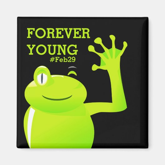Leap Year/ Leap Day Baby Magnet (Devant)