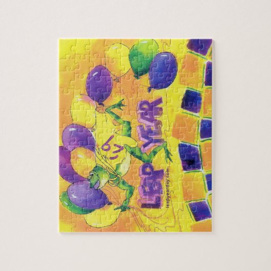 Leap Year Party Puzzle Legpuzzel (Verticaal)