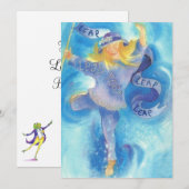 Leap Year Ribbon Dancer Feestdagenkaart (Voorkant / Achterkant)