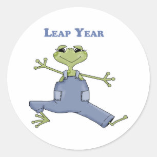Leap Year Ronde Sticker