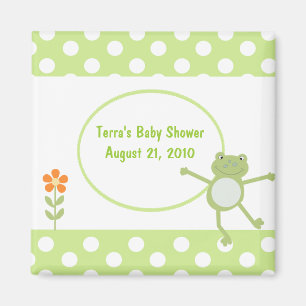Leapfrog Frog Baby shower Favor Magnet Magneet