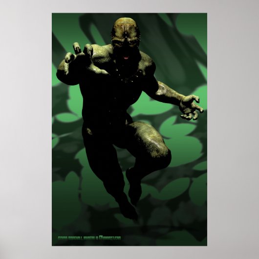 Leapin' Lizardman! Poster (Voorkant)