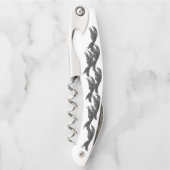 Leaping Borzoi Corkschroef Kurkentrekker (Voorkant)