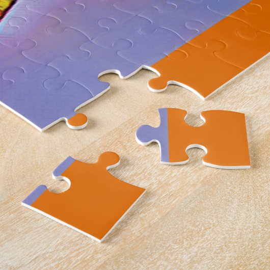 Leaping Brook Trout Postcard Puzzle (Côté)
