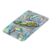 Leaping Carp Mermaid Vinyl Magnet (Côté Gauche)