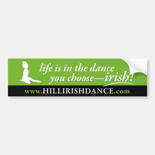 Leaping Dancer Bumpersticker (Voorkant)