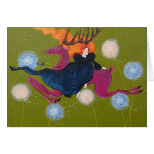 Leaping Deer.