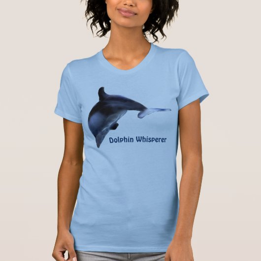 Leaping DOLPHIN Whisperer Art T-shirt (Voorkant)