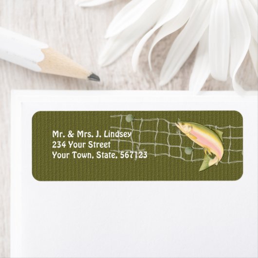 Leaping Fish Étiquettes (En situation)