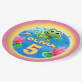 Leaping Frog CUSTOM Papierpartij bord 9 inch. (Gekanteld)