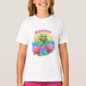 Leaping Frog Girl's T-shirt (Voorkant)