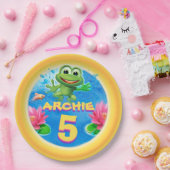 Leaping Hot Frog papier partij bord 9 inch (Feest)