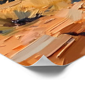 Leaping Kangaroo Painting Poster (Hoek)