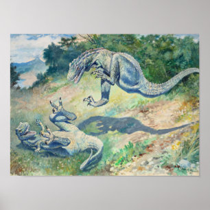 Leaping Laelaps Poster