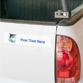 Leaping Marlin Bumpersticker (Op Truck)