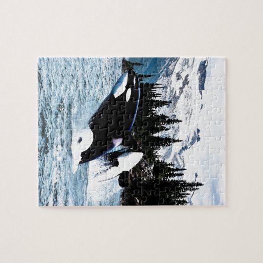 Leaping Orca Legpuzzel (Horizontaal)