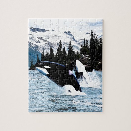 Leaping Orca Legpuzzel (Verticaal)
