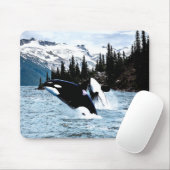 Leaping Orca Muismat (Met muis)