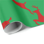 Leaping Red Deer Thunder_Cove Cadeaupapier (Rol Hoek)