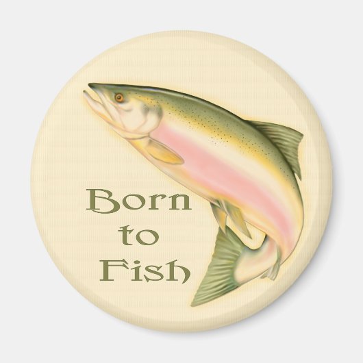 Leaping Salmon Magneet (Voorkant)