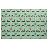 Leaping Schnauzer Stof (Fat Quarter)
