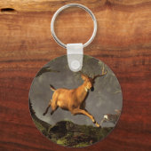 Leaping Stag Sleutelhanger (Voorkant)