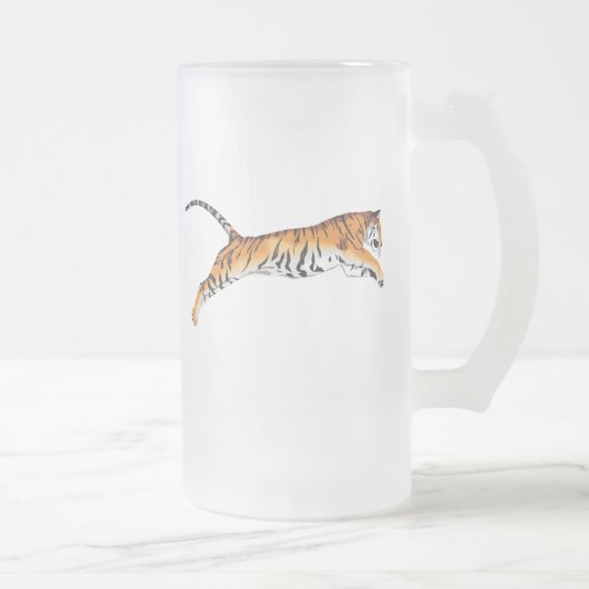 Leaping Tiger Matglas Bierpul (Rechts)